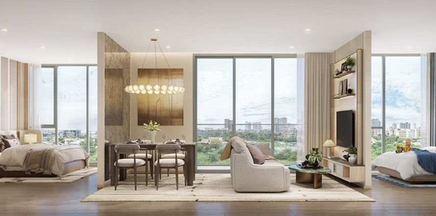 Condominio de 2 dormitorios en Watthana, Bangkok, Tailandia № 132270