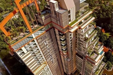 Condo à Chon Buri, Thaïlande, 2 chambres à The Riviera Malibu № 83813