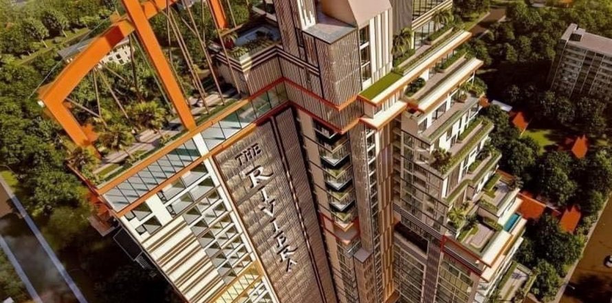 Condo à Chon Buri, Thaïlande, 2 chambres à The Riviera Malibu № 83813