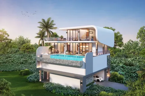 Chalet de 4 dormitorios en Ko Samui, Tailandia № 107811 - foto 10