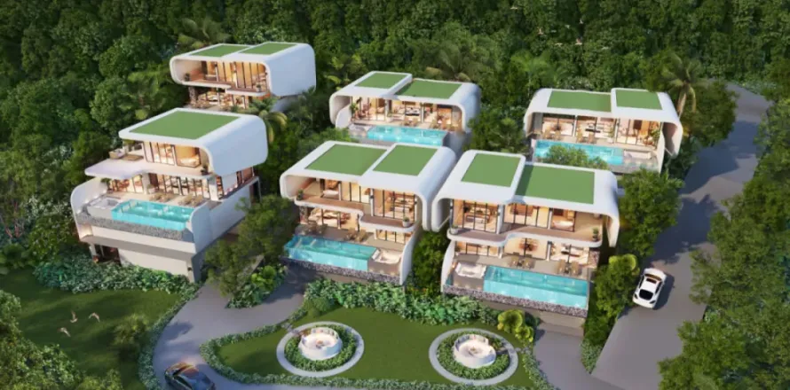 Chalet de 4 dormitorios en Ko Samui, Tailandia № 107811