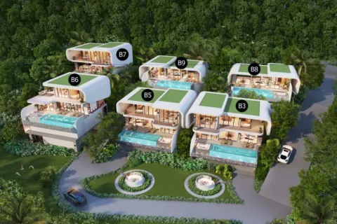 Chalet de 4 dormitorios en Ko Samui, Tailandia № 107811 - foto 12