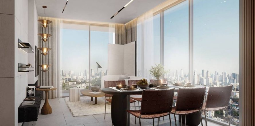 Ático de 2 dormitorios en Bangkok, Tailandia № 124594