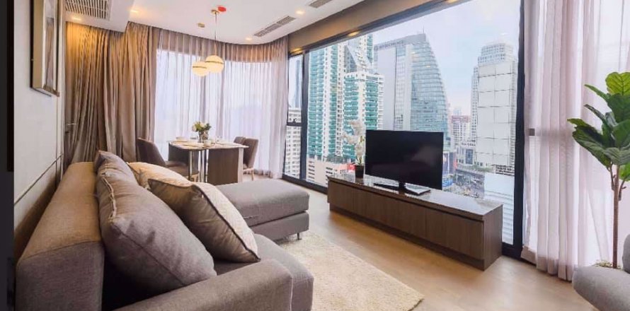 Condominio de 2 dormitorios en Bangkok, Tailandia en Ashton Asoke  № 77822