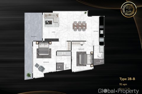 Condominio de 2 dormitorios en Pattaya, Tailandia № 81820 - foto 22