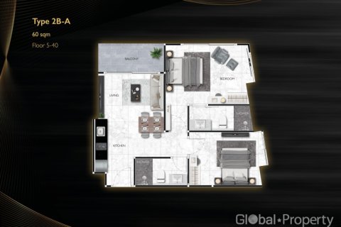 Condominio de 2 dormitorios en Pattaya, Tailandia № 81820 - foto 21