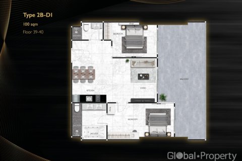 Condominio de 2 dormitorios en Pattaya, Tailandia № 81820 - foto 27