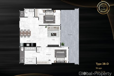 Condominio de 2 dormitorios en Pattaya, Tailandia № 81820 - foto 26