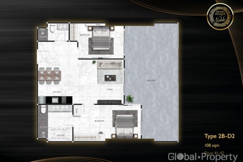 Condominio de 2 dormitorios en Pattaya, Tailandia № 81820 - foto 28