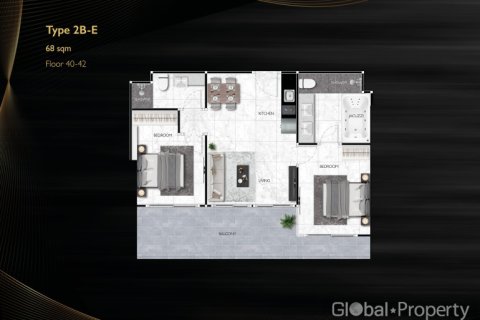 Condominio de 2 dormitorios en Pattaya, Tailandia № 81820 - foto 29