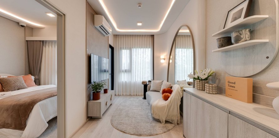 Estudio en el condominio en Bangkok, Tailandia en COBE Ratchada Rama 9  № 104931