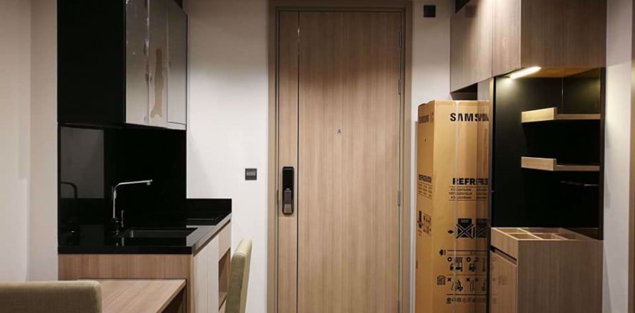 Condo à Bangkok, Thaïlande, 1 chambre à The Line Ratchathewi № 77606