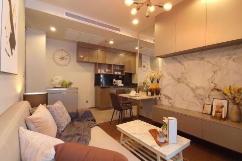 Condo à Bangkok, Thaïlande, 2 chambres à Ideo Q Victory  № 77683