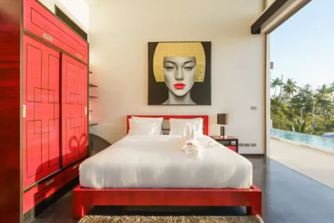 Villa on Chaweng Beach, Ko Samui, Thailand 4 bedrooms № 107268 - photo 5