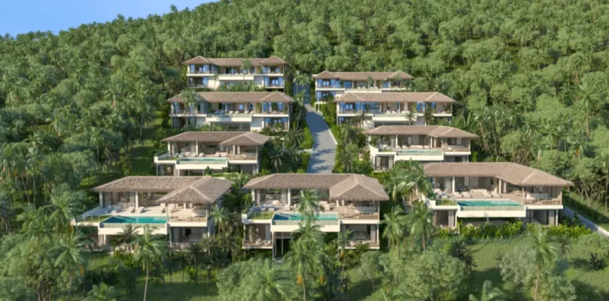 Chalet de 4 dormitorios en Ko Samui, Tailandia № 107849