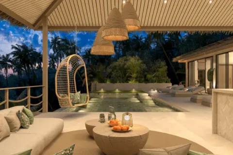 Chalet de 4 dormitorios en Ko Samui, Tailandia № 107849 - foto 14