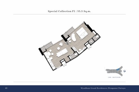 Apartamento de 1 dormitorio en Pattaya, Tailandia № 101401 - foto 16