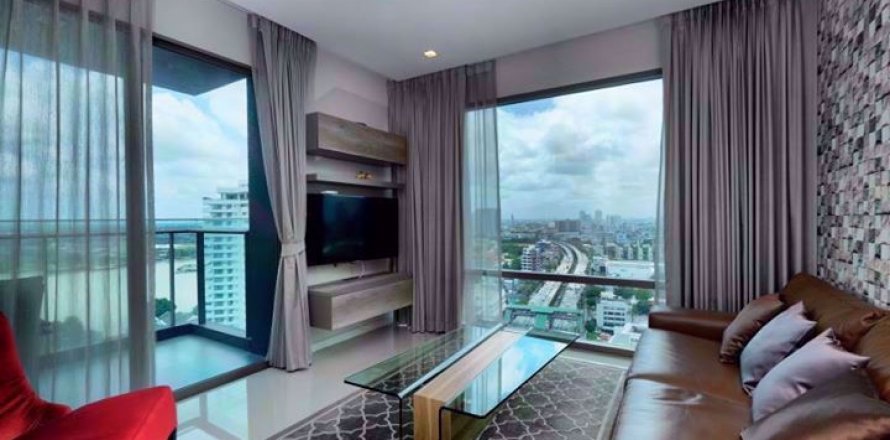 Condominio de 2 dormitorios en Bang Kho Laem, Bangkok, Tailandia № 77241