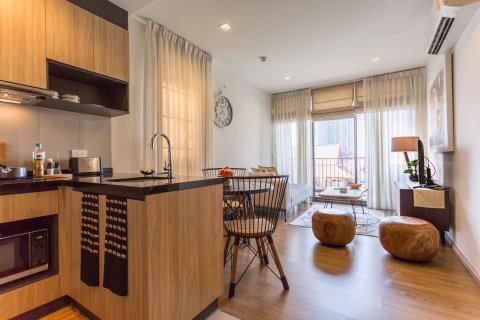 Condo in Bangkok, Thailand, 2 bedrooms in Hasu Haus  № 111475