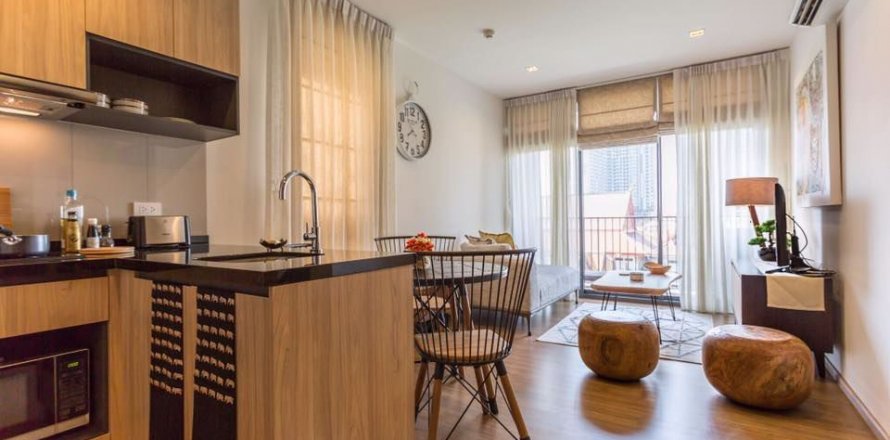 Eigentumswohnung in Bangkok, Thailand, 2 Schlafzimmer in Hasu Haus № 111475