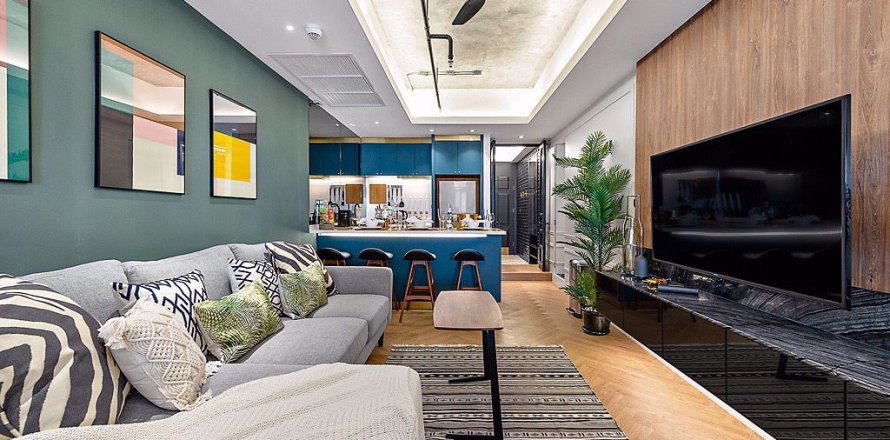 Condominio de 2 dormitorios en Bang Rak, Bangkok, Tailandia № 76814
