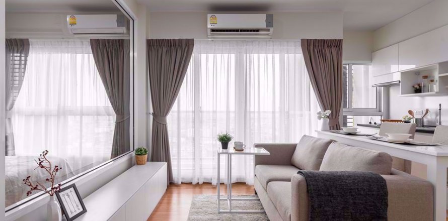 Condominio de 1 dormitorio en Thonburi, Bangkok, Tailandia № 76970