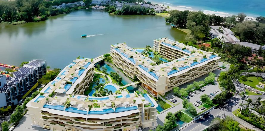 Sobre plano Laguna Beach Residences Bayside en Bang Tao, Tailandia № 130566