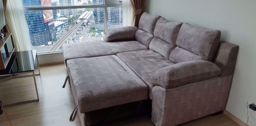 Eigentumswohnung in Bangkok, Thailand, 2 Schlafzimmer in Rhythm Sathorn - Narathiwas  № 77352