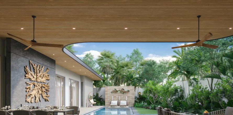 Chalet de 3 dormitorios en Alinda Villas, Phuket, Tailandia № 81281