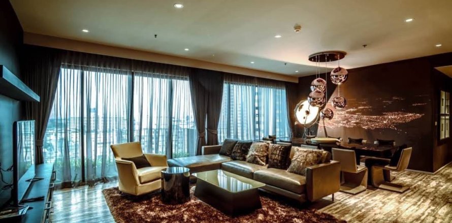 คอนโดมิเนียมในคลองเตย, กรุงเทพฯ, ประเทศไทย, 3 ห้องนอน № 123744