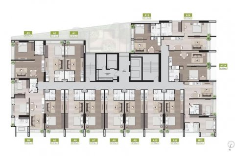 Condominio de 2 dormitorios en Bangkok, Tailandia № 111270 - foto 16