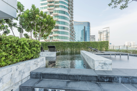 Dúplex de 1 dormitorio en Watthana, Bangkok, Tailandia № 76495 - foto 15