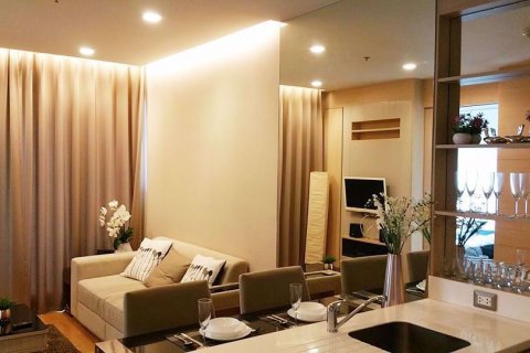 Кондоминиум с 1 спальней в Бангкоке, Таиланд в The Address Asoke № 78059