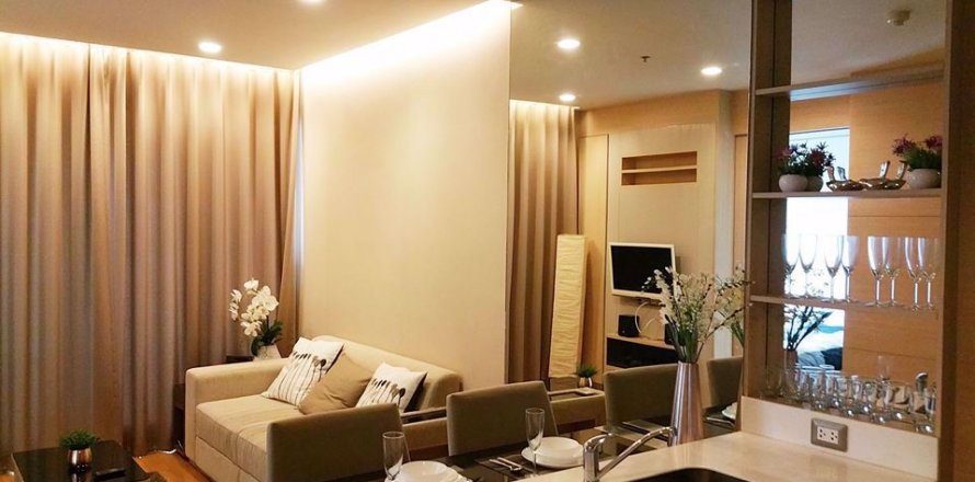 Condominio de 1 dormitorio en Bangkok, Tailandia en The Address Asoke № 78059