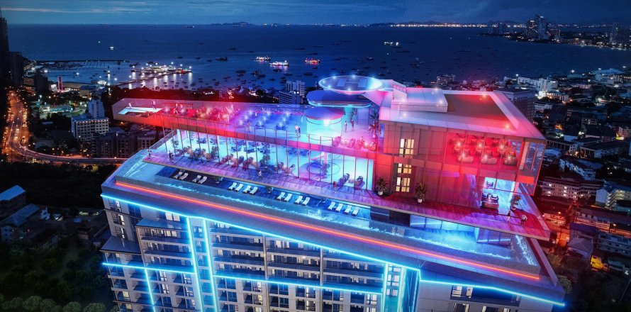 Квартира в Grand Solaire Noble, Паттайя, Таиланд с 2 спальнями № 81215