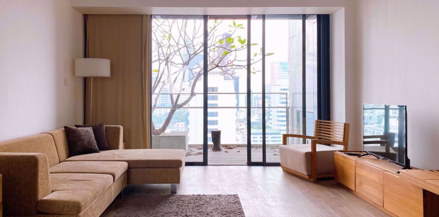 Condo à Bangkok, Thaïlande, 2 chambres à The Met  № 77408