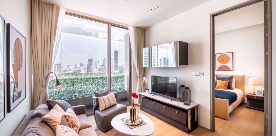 Condominio de 1 dormitorio en Bang Rak, Bangkok, Tailandia № 76953