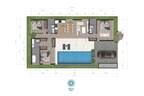 Chalet de 2 dormitorios en Naithon Beach, Tailandia № 74586 - foto 23