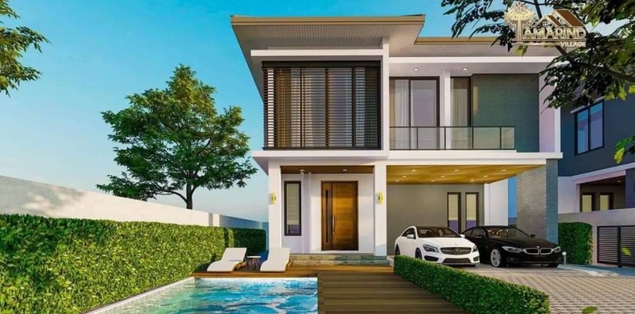 Casa de 4 dormitorios en Bang Lamung, Tailandia № 102045