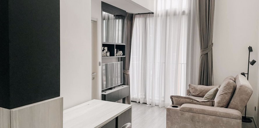Dúplex de 1 dormitorio en The Line Sukhumvit 101, Bangkok, Tailandia № 111333