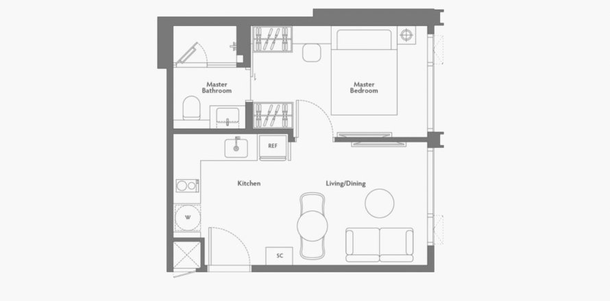 Sobre plano 125 Sathorn en Sathon, Bangkok, Tailandia № 68631 - foto 1