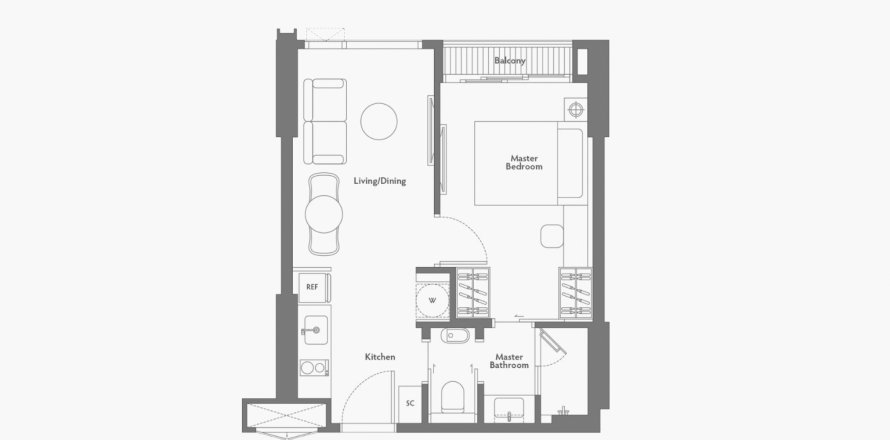 Sobre plano 125 Sathorn en Sathon, Bangkok, Tailandia № 68631 - foto 1