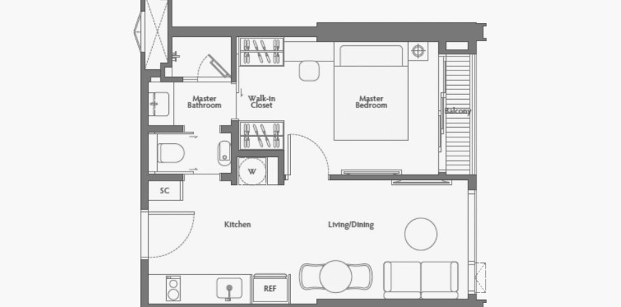 ЖК 125 Sathorn в Сатхоне, Бангкок, Таиланд № 68631 - фото 1