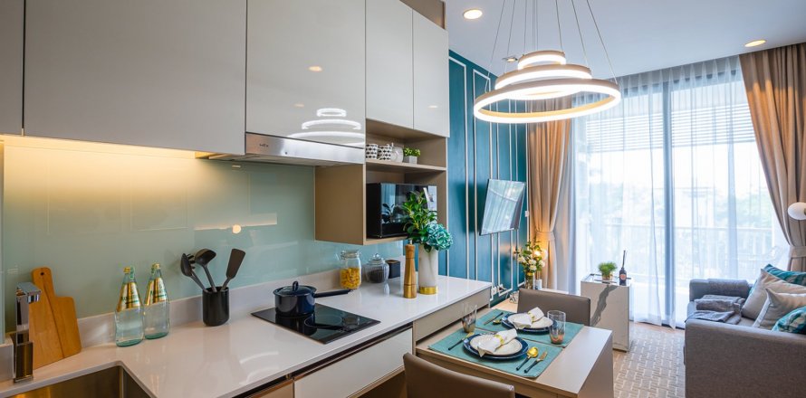 Condo à Phuket, Thaïlande, 1 chambre à Palmetto Park Condominium № 111908