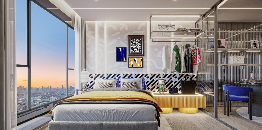 Apartamento de 1 dormitorio en Aspire Huai Khwang, Bangkok, Tailandia № 130742