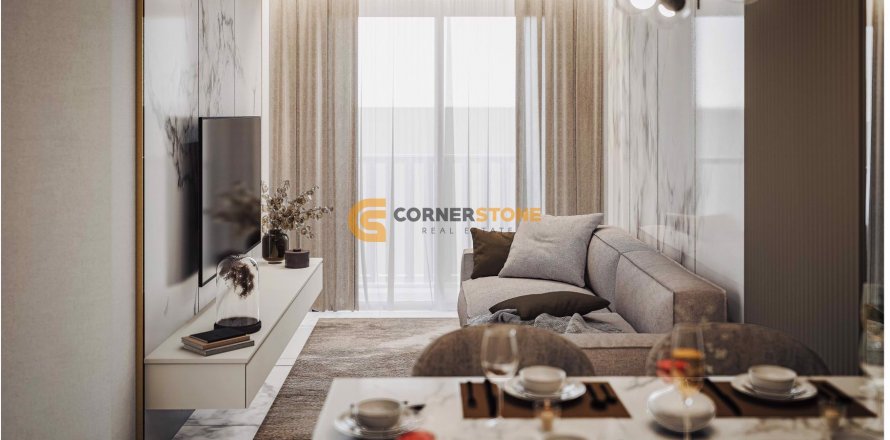 Estudio en el condominio en Pattaya, Tailandia № 125683
