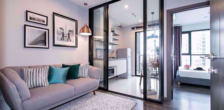 Condominio de 1 dormitorio en Bangkok, Tailandia en The Base Park West Sukhumvit 77  № 111100